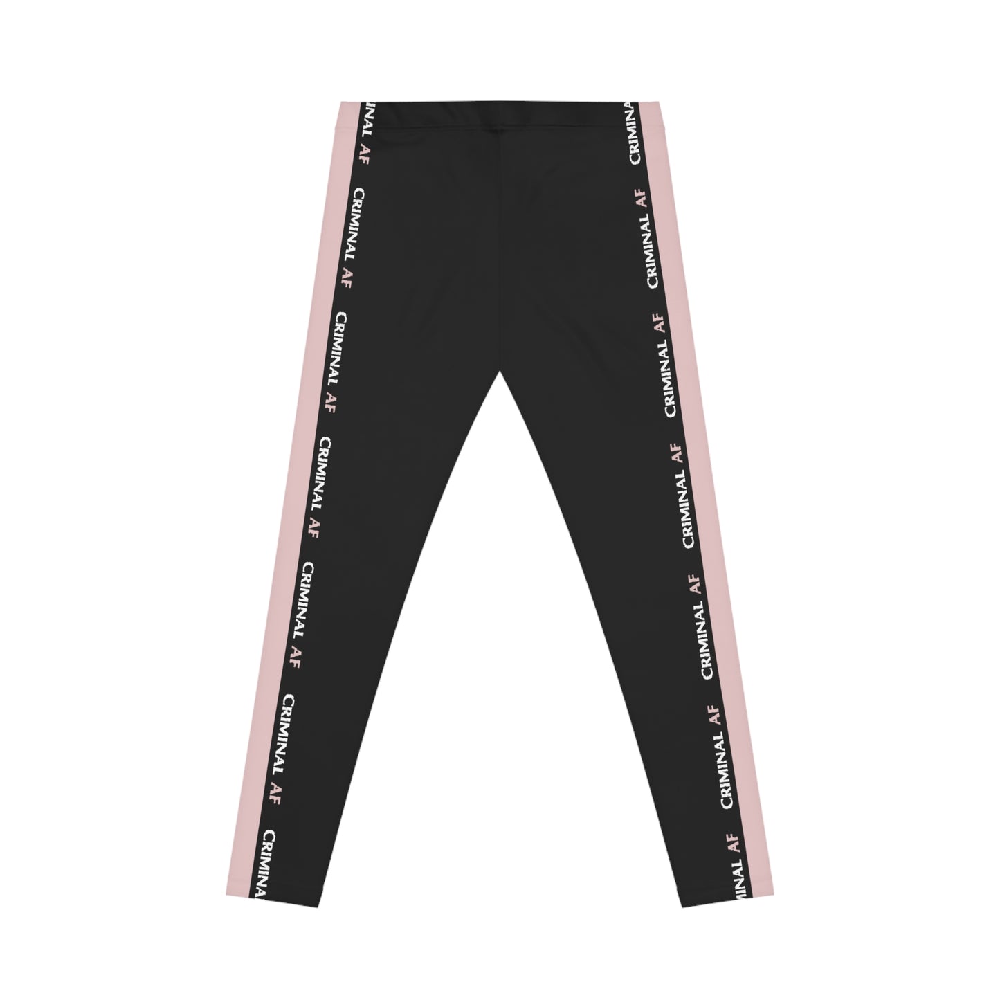 Criminal AF Women's Casual Leggings Blush Pink