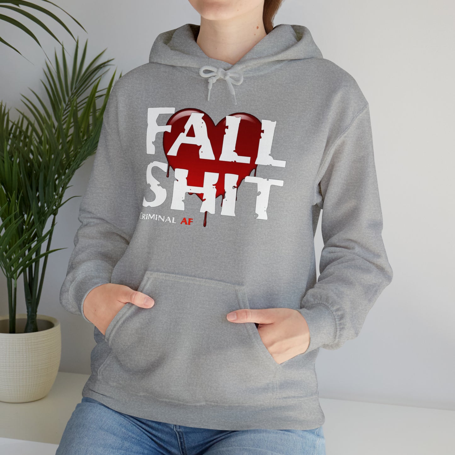 Fall Shit Unisex Heavy Blend™ Hooded Sweatshirt