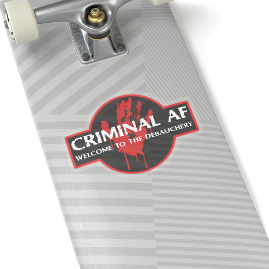 Criminal AF Jurassic Kiss-Cut Stickers