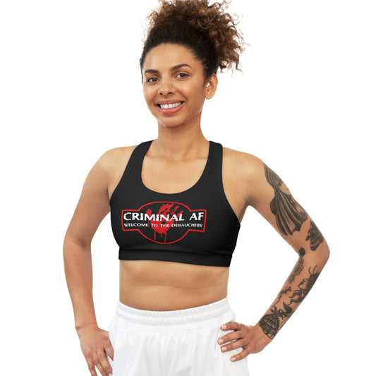 Welcome To The Debauchery Seamless Sports Bra