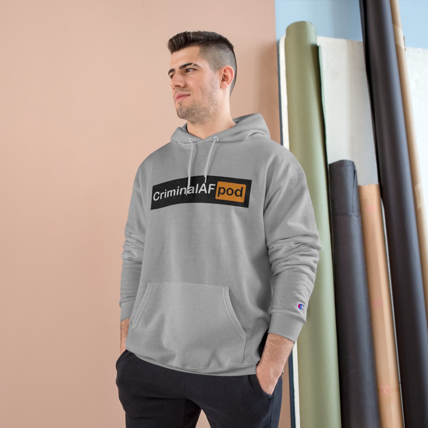 CriminalAF Pod Champion Hoodie - Unisex