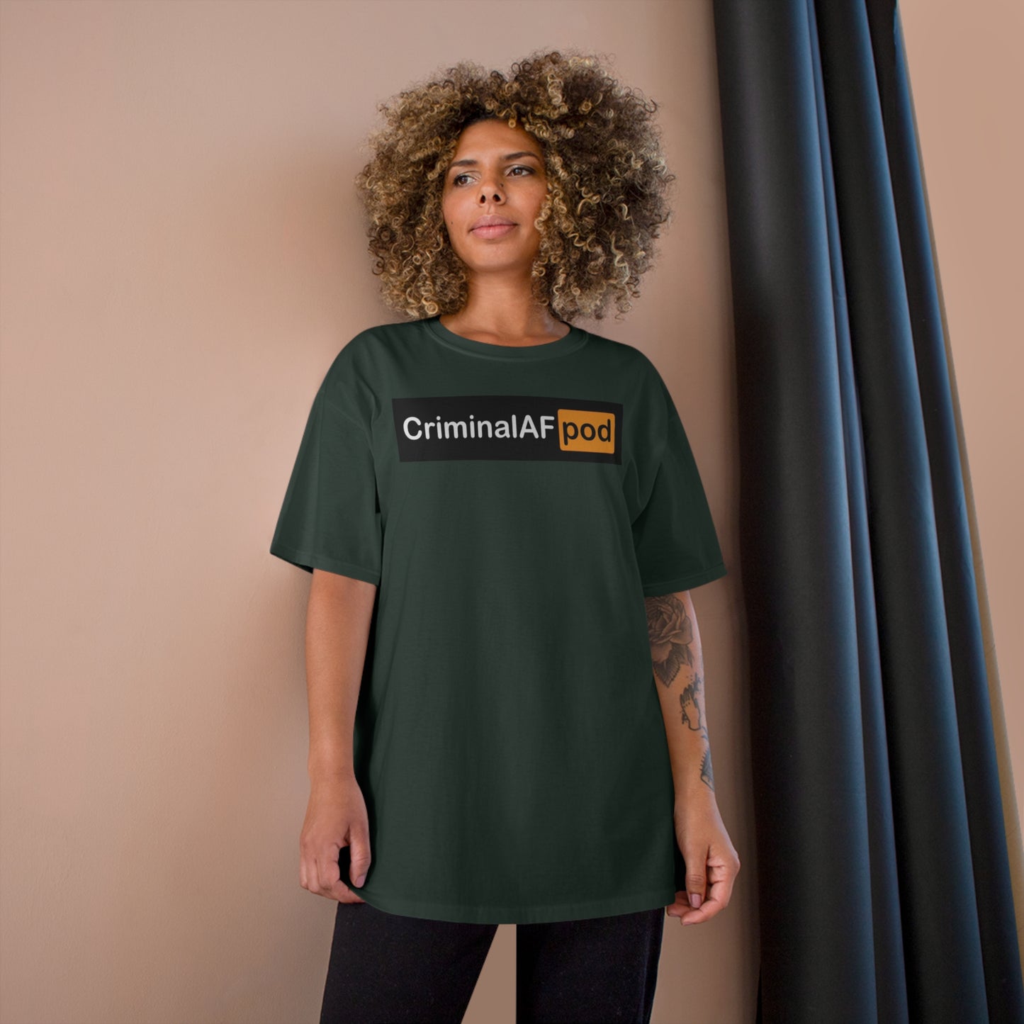 CriminalAF Pod Champion T-Shirt