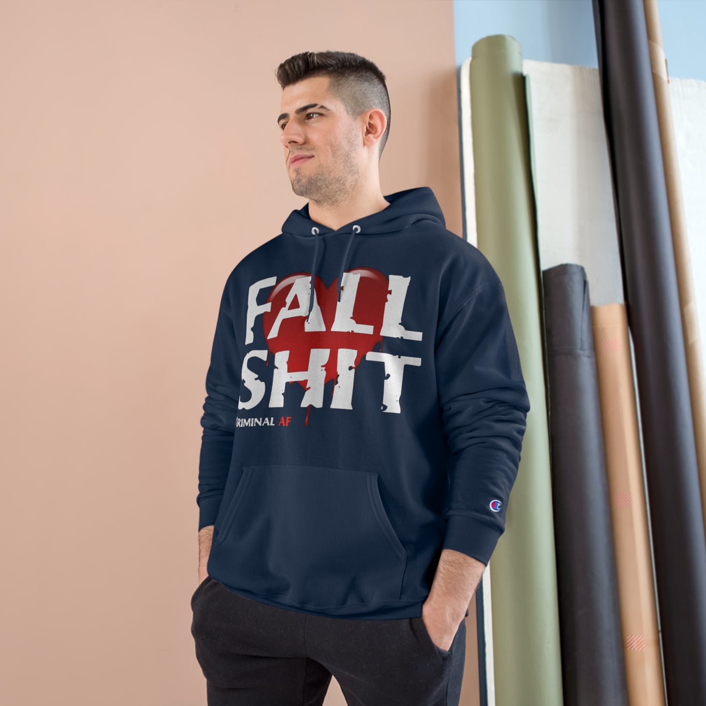 Fall Shit Champion Hoodie