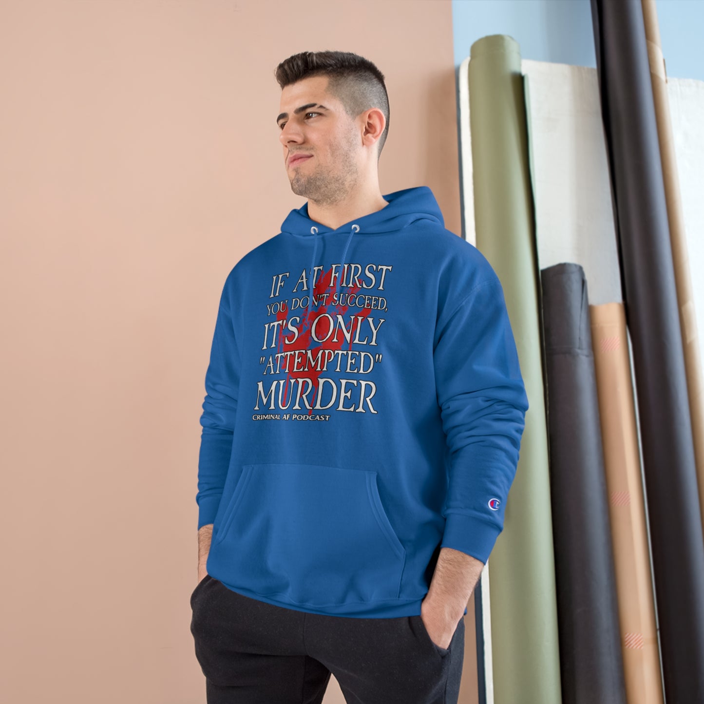 If At First You Don't Succeed Champion Hoodie