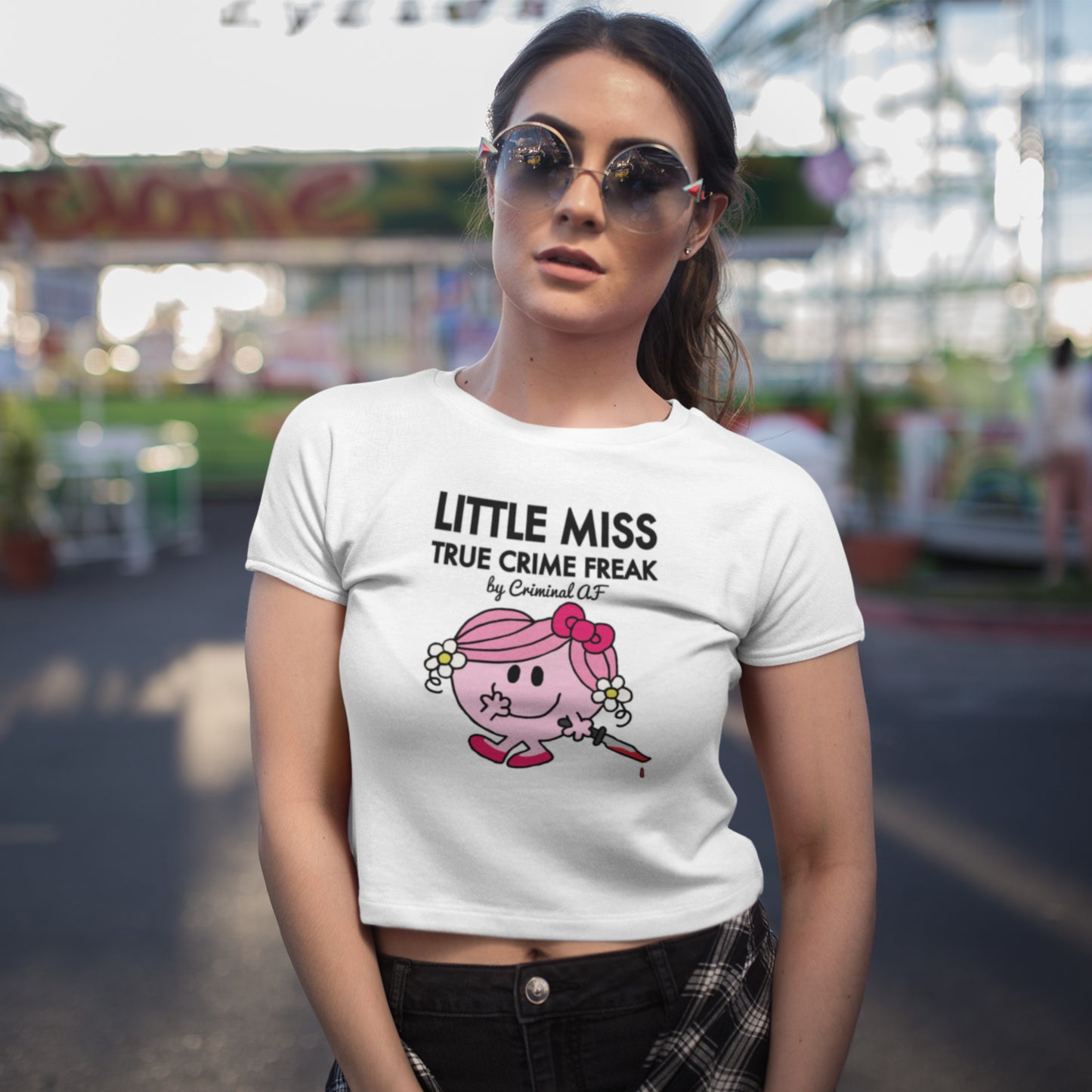 Little Miss Champion Women's Heritage Cropped T-Shirt