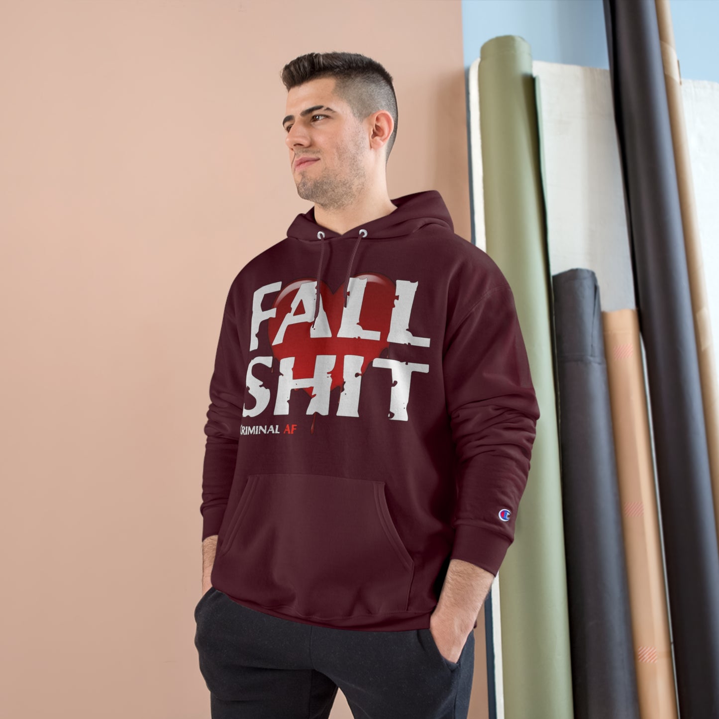 Fall Shit Champion Hoodie