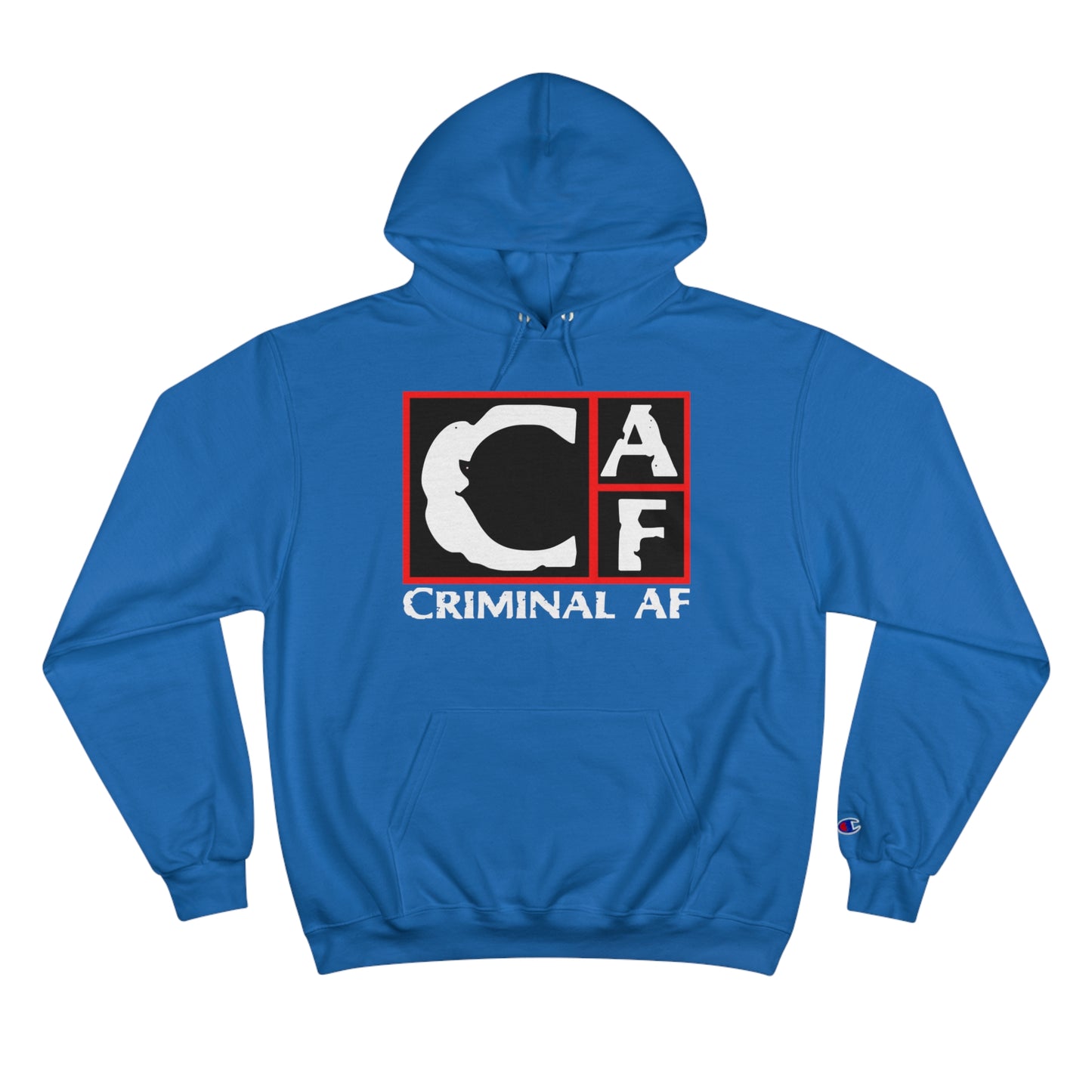 CAF Champion Hoodie - Unisex - White Print