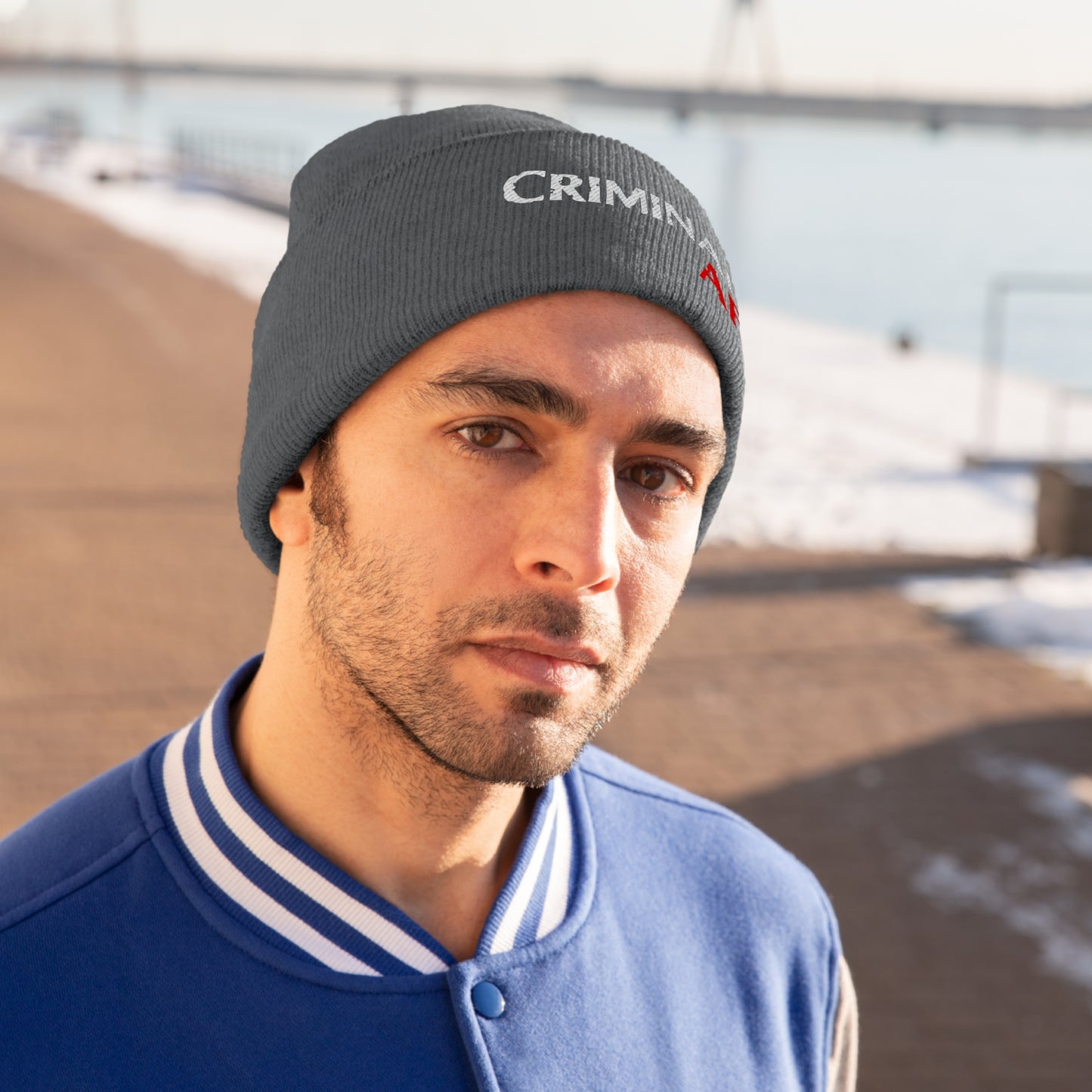 Criminal AF Knit Beanie