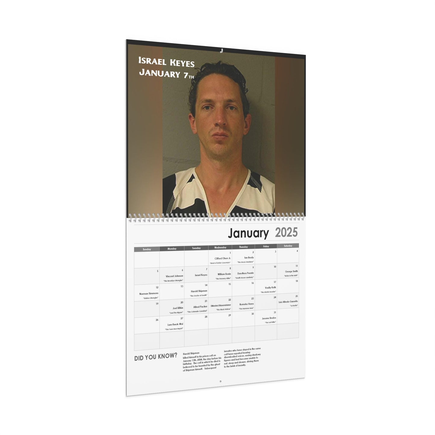 2025 Criminal AF Wall Calendar