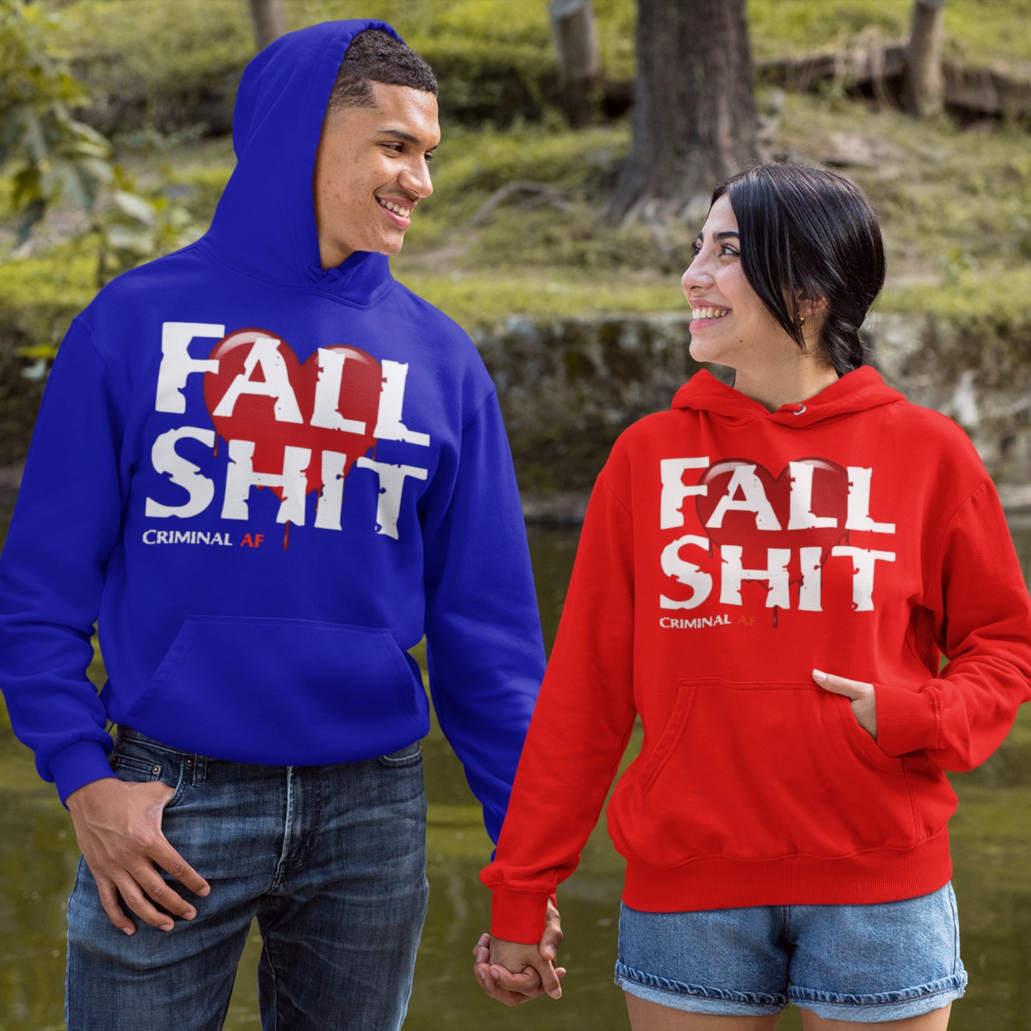 Fall Shit Unisex Heavy Blend™ Hooded Sweatshirt