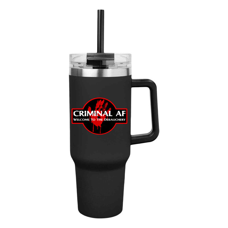 Criminal AF 40 Oz. Stainless Steel Tumbler