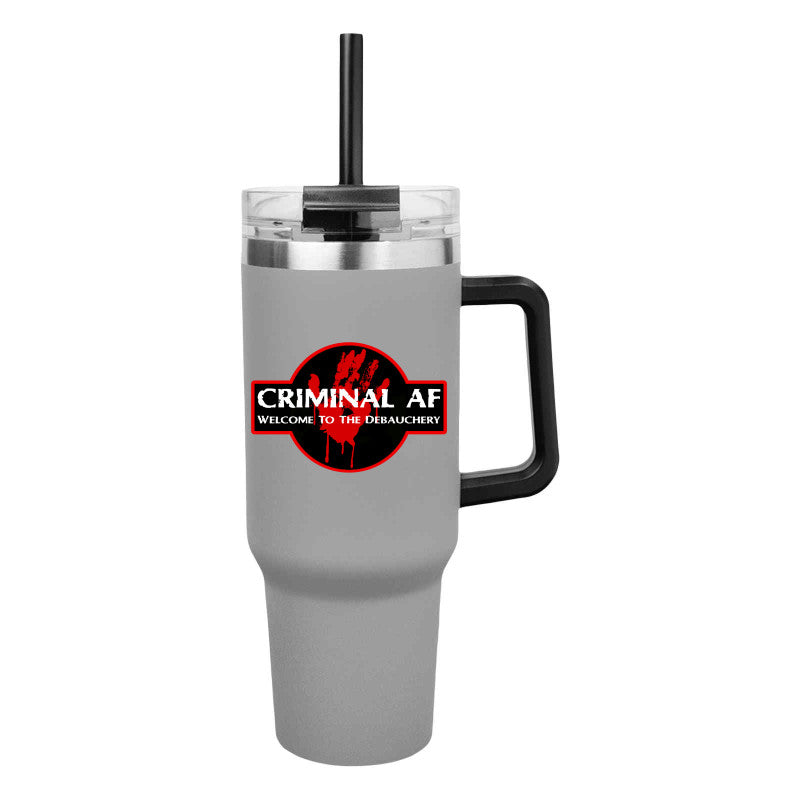 Criminal AF 40 Oz. Stainless Steel Tumbler