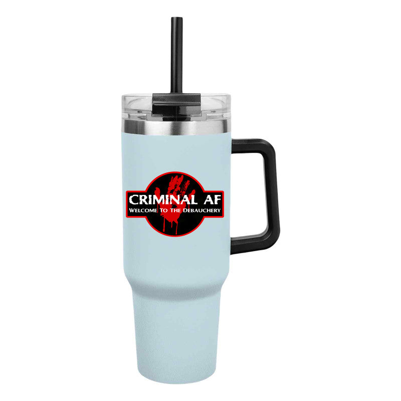 Criminal AF 40 Oz. Stainless Steel Tumbler