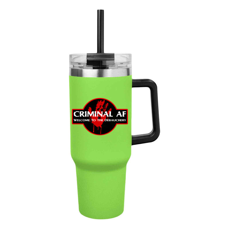 Criminal AF 40 Oz. Stainless Steel Tumbler