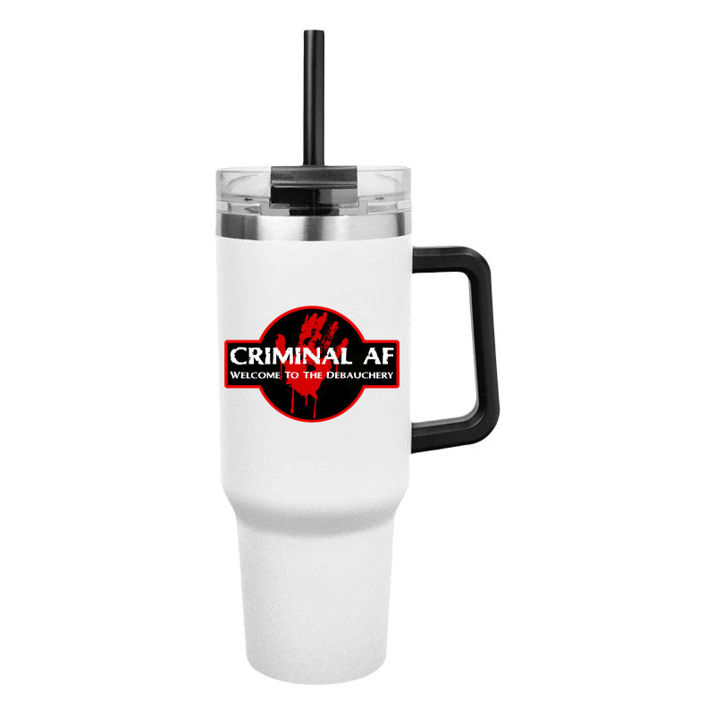 Criminal AF 40 Oz. Stainless Steel Tumbler