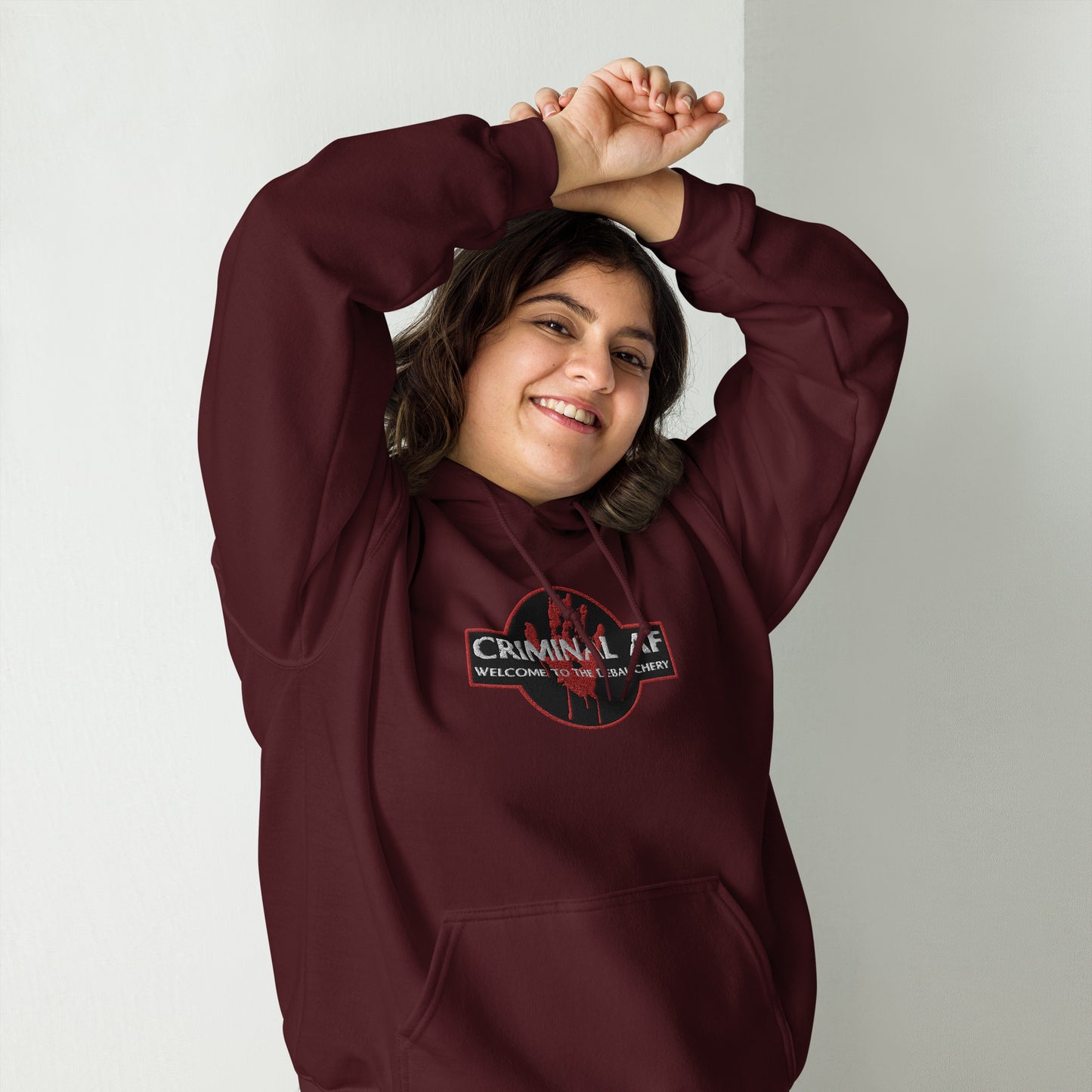 Welcome To The Debauchery EMBROIDERED Unisex Hoodie